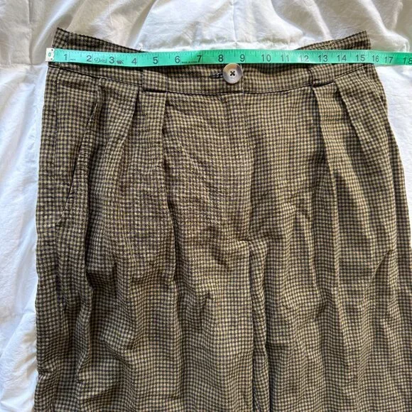 Whimsy + Row - Leanna Pant in Hunter Gingham - Size 8 - Picture 5 of 9